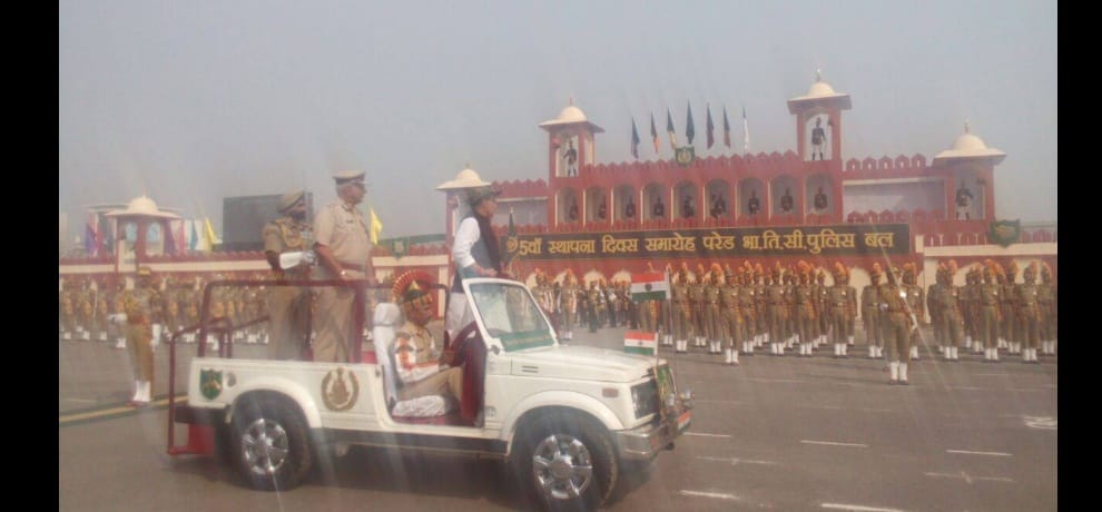 rajnath singh reaches at 55 itbp day, says terror is act of cowards