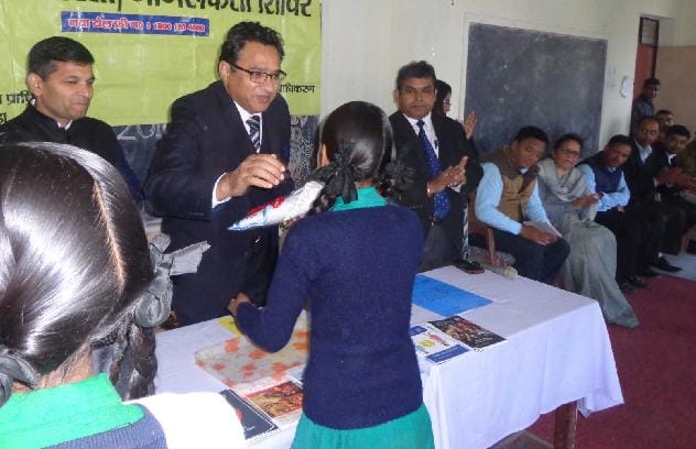 Legal books distributed in camp