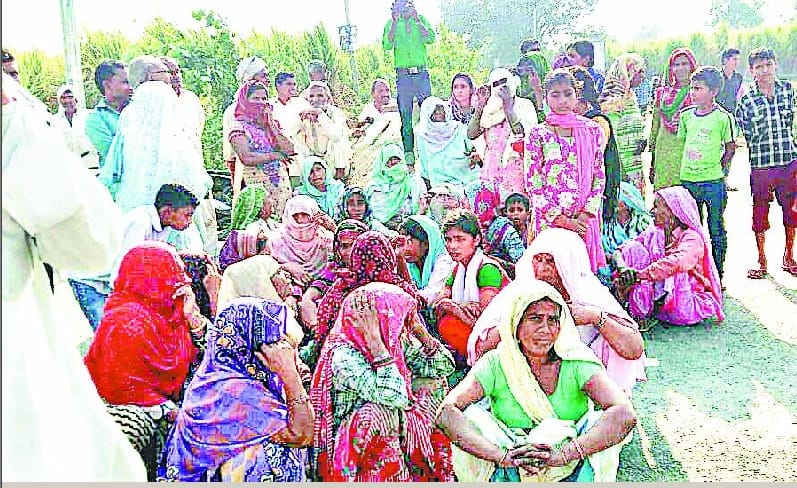 The death of a rural road accident