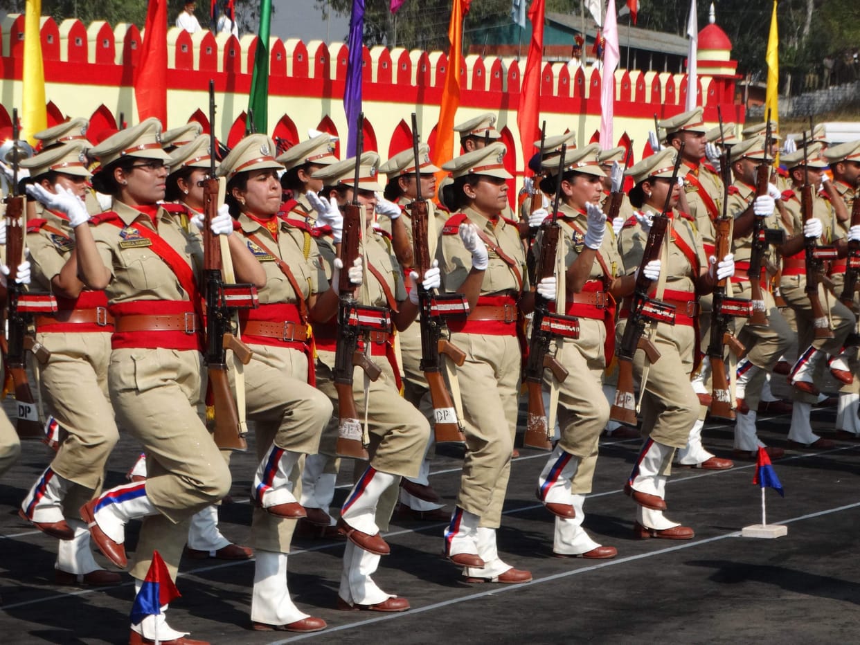 police passing out parade in udhampur