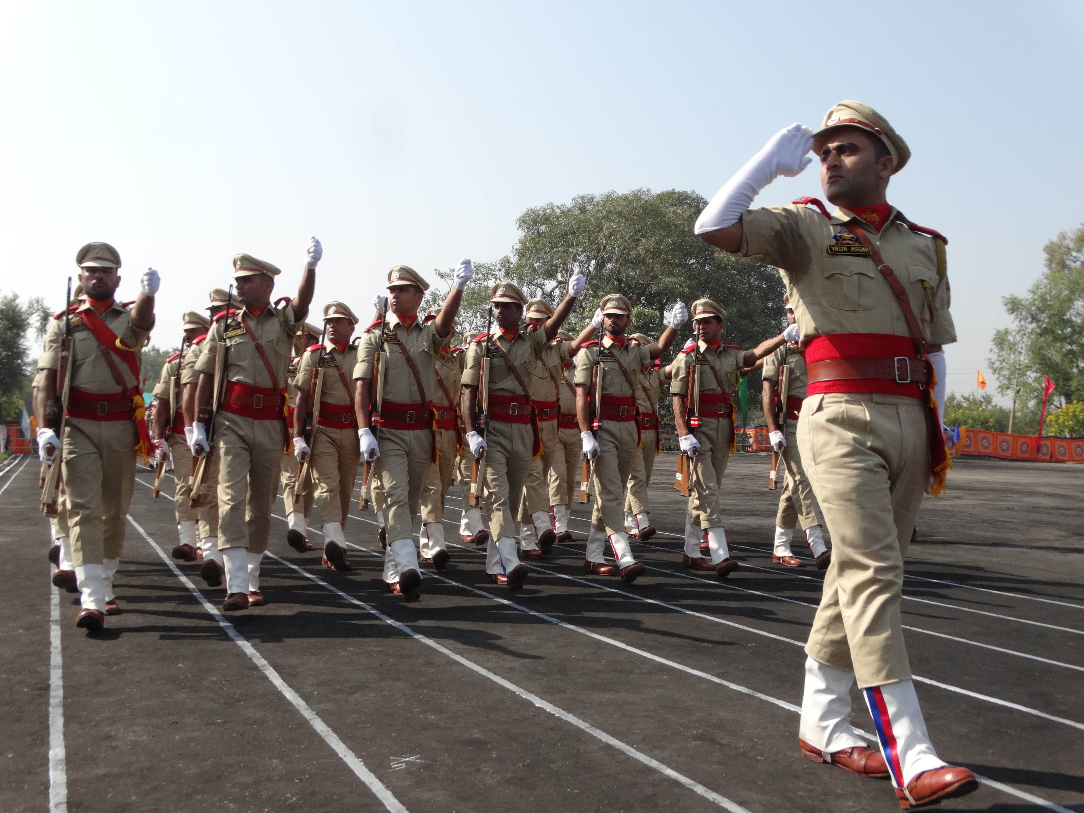 police passing out parade in udhampur