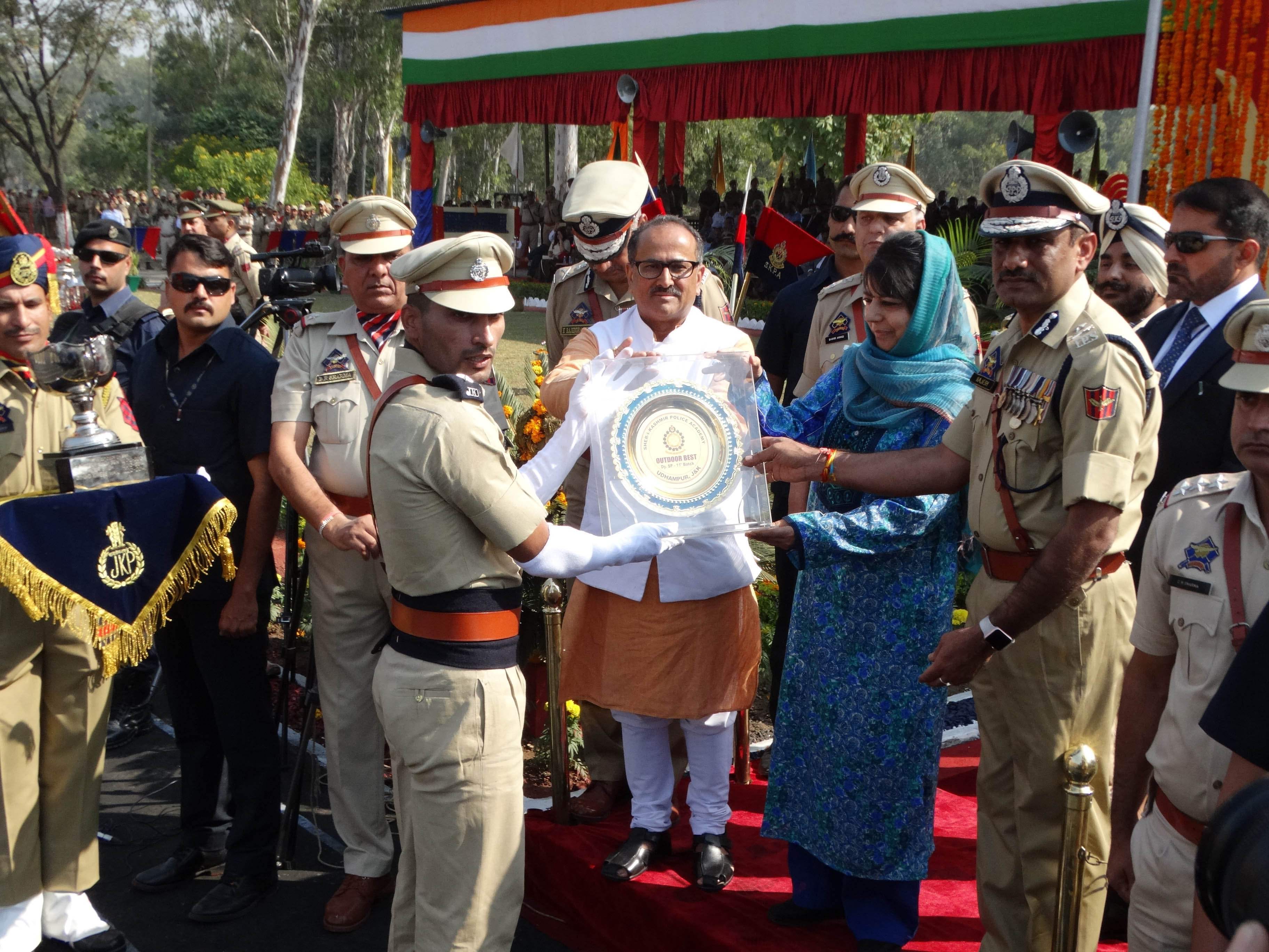police passing out parade in udhampur