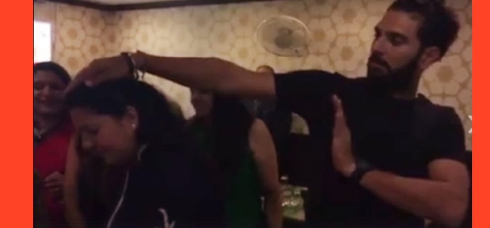 Know who did get party from Yuvraj singh's fiance and love at twitter