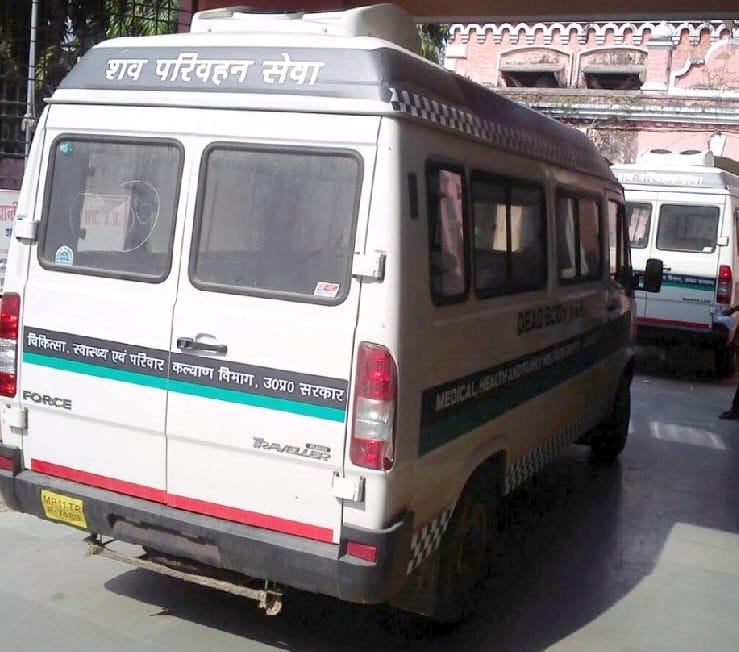 District Hospital receives two AC hearse relief