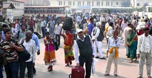 Trains, buses, all flights are full