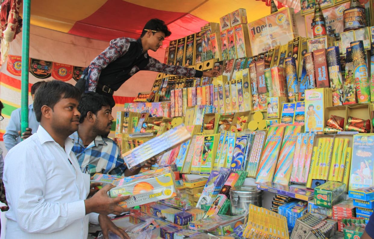 Sitting held four times fireworks license shopper