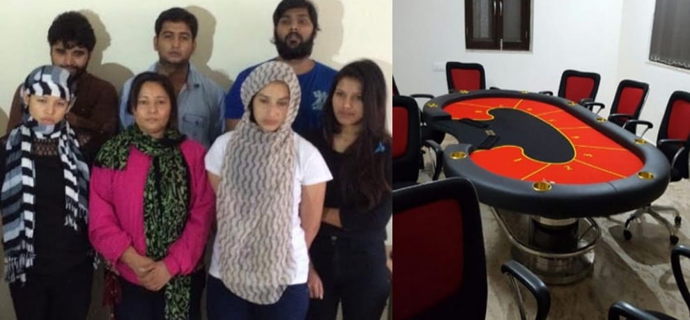another illegal casino burdst in delhis vasant kunj, 8 arrested including 4 nepali girls