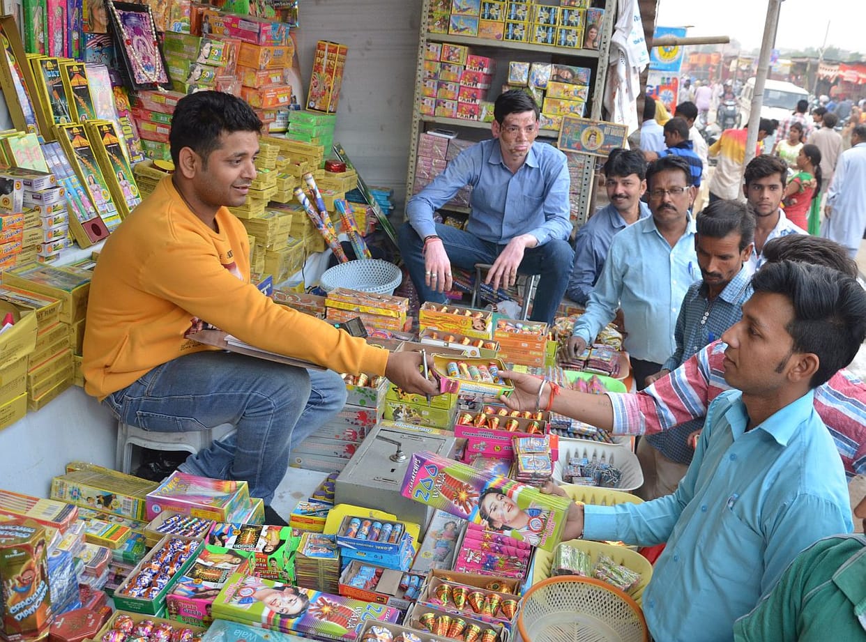 Fireworks will sell four crore.