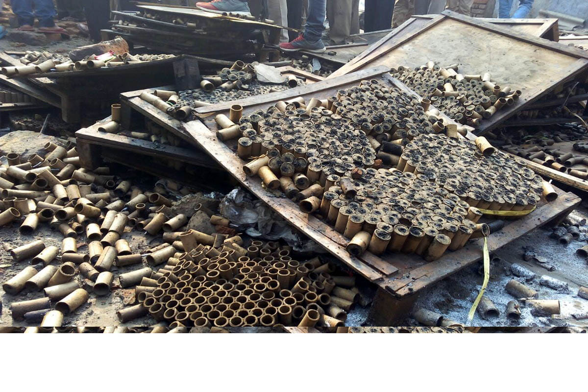With the explosion in cracker factory fire, one killed