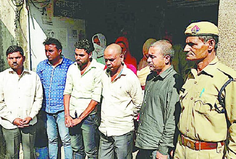 Eight people were arrested, including three women