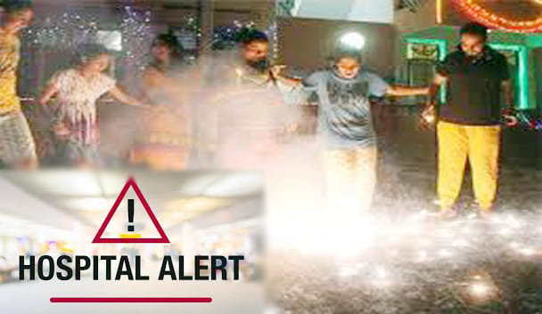 diwali hospital alert emergency beds reserve