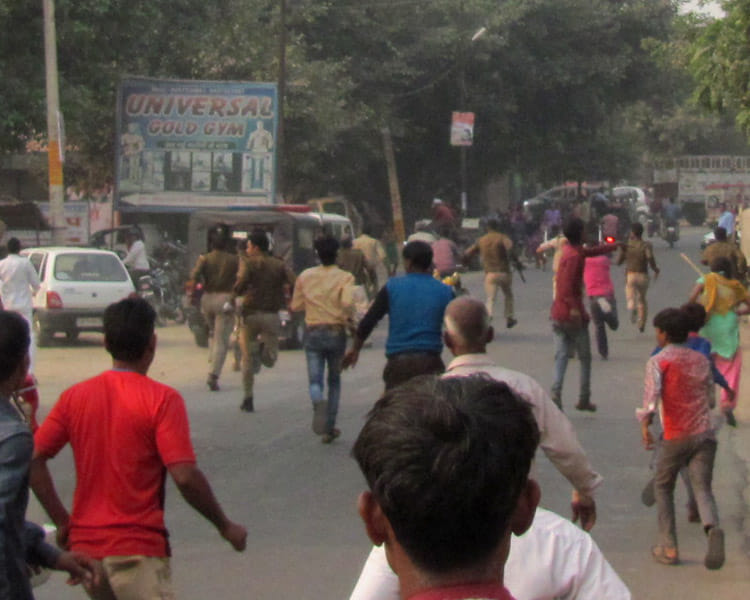 road accident, jam-stoned