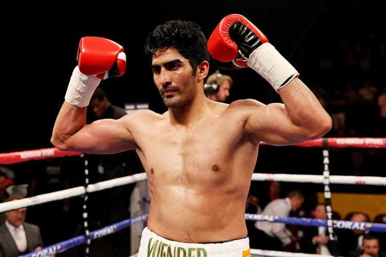 boxer vijender singh wins 9th professional fight