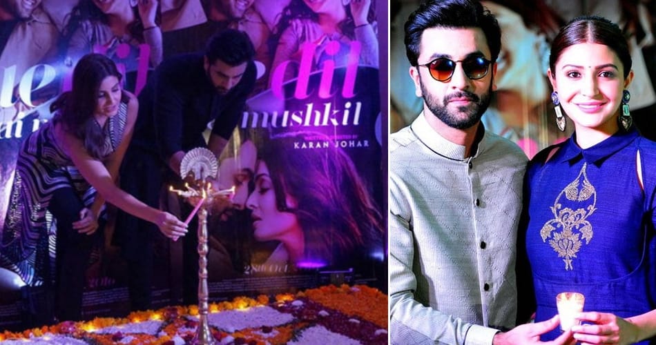 ranbir kapoor and anushka sharma celebrate diwali with fans in elante mall chandigarh