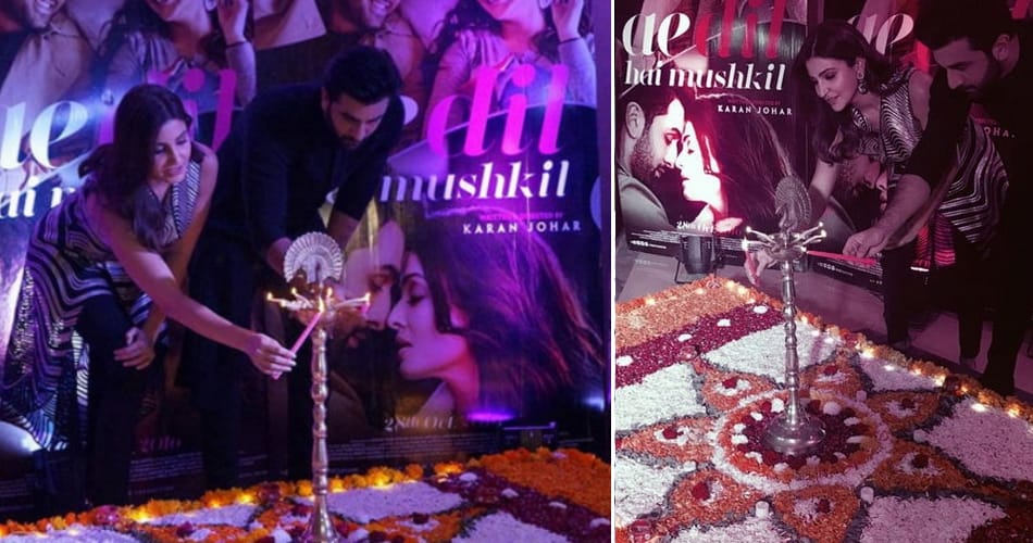 ranbir kapoor and anushka sharma celebrate diwali with fans in elante mall chandigarh
