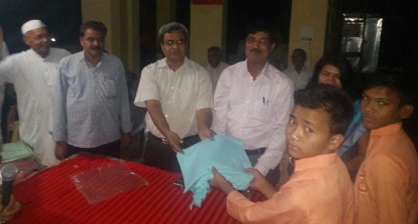 Disabled children celebrated Diwali with officials