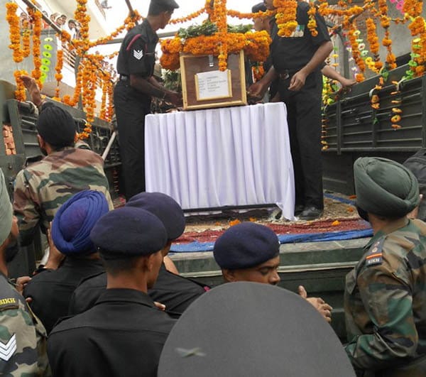 funeral of martyr Mandeep Singh, cm manohar lal khattar got emotional