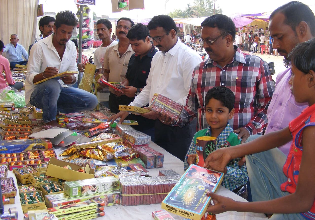 Three per cent of the price of firecrackers
