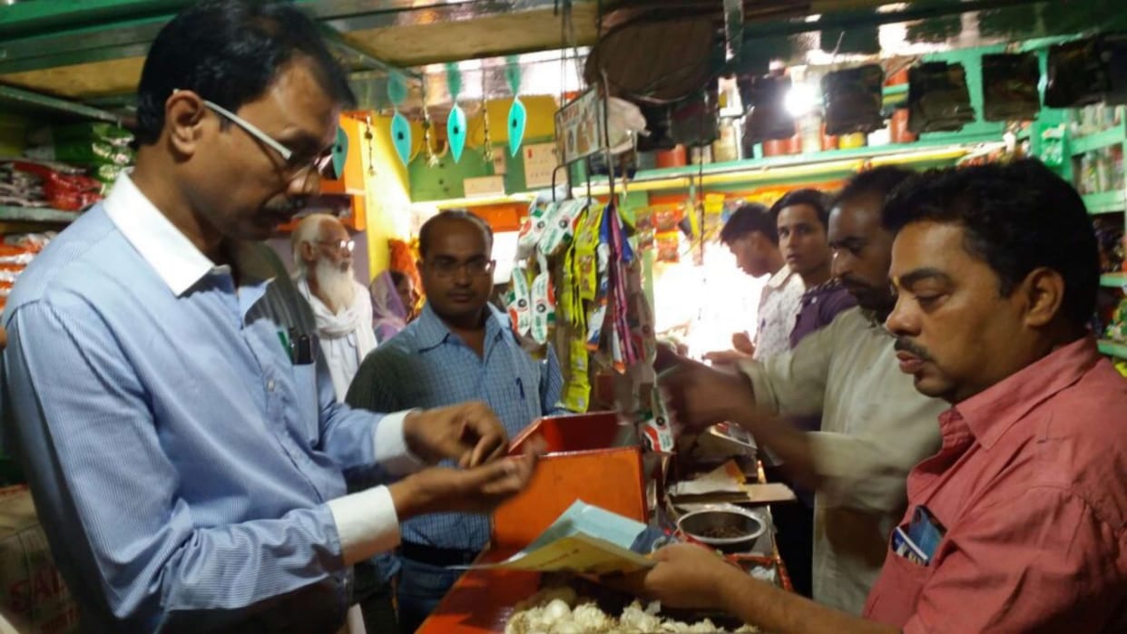 Officers were preventing adulteration