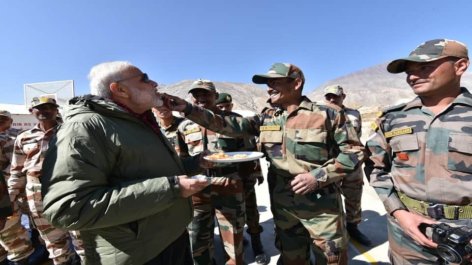 PM modi visit ladakh along with cds army chief naravane know at how many times he has given surprises