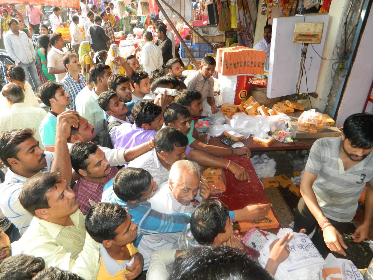 shopping in markets