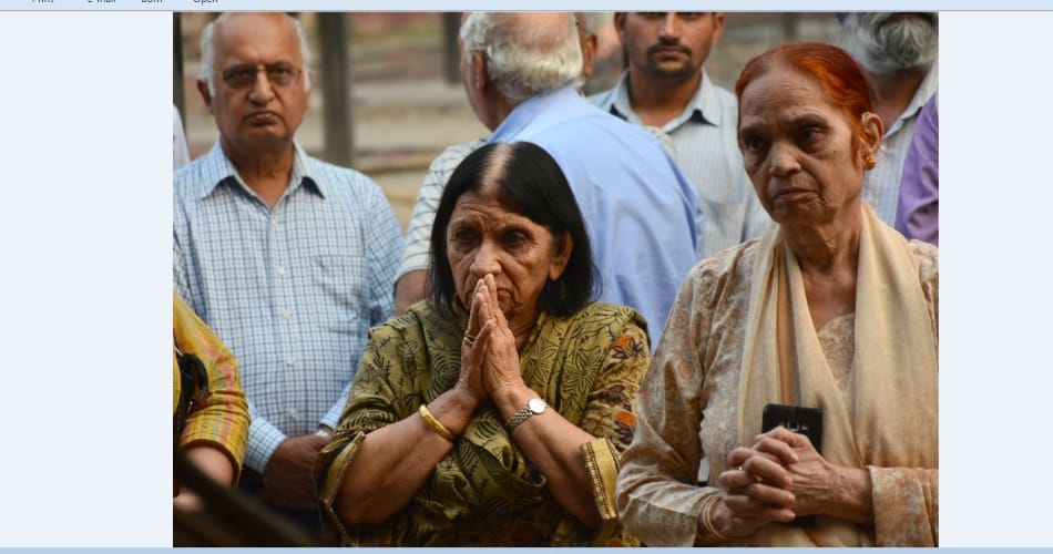 funeral of first Indian Chief Architect Manmohan Nath Sharma