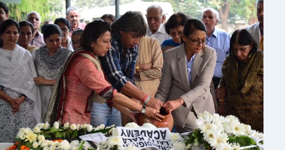 funeral of first Indian Chief Architect Manmohan Nath Sharma
