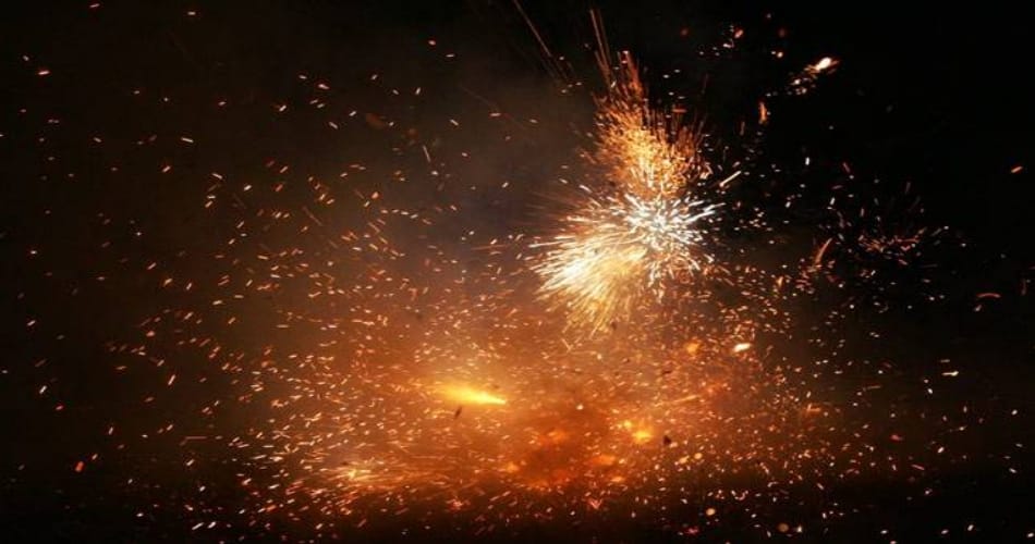 during Fireworks  the five-year-old child killed by fire