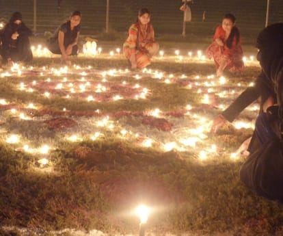 Great lights on Deepawali, prize distribution 