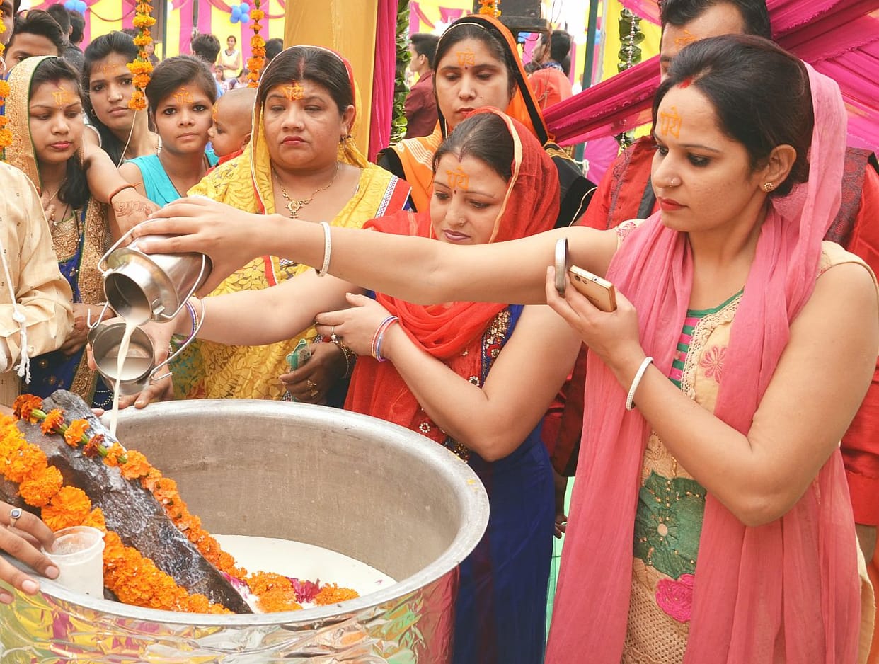 Traditionally worship the Govardhan.