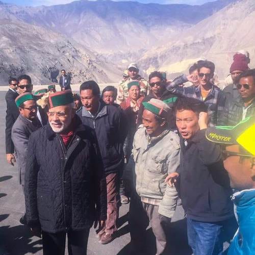 PM Narendra Modi Celebrates diwali with army and ITBP in sumdoh kinnaur himachal pradesh