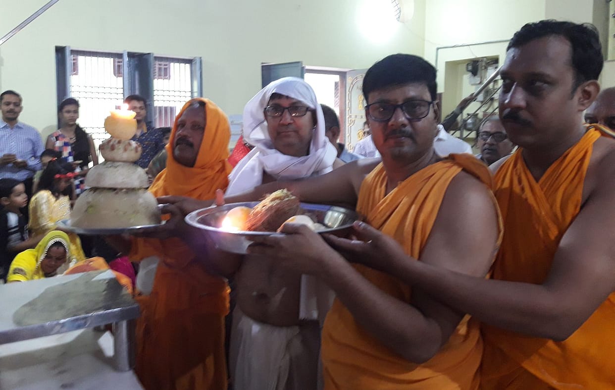 Lord Mahavir was plated on Nirwanotsv Ladu