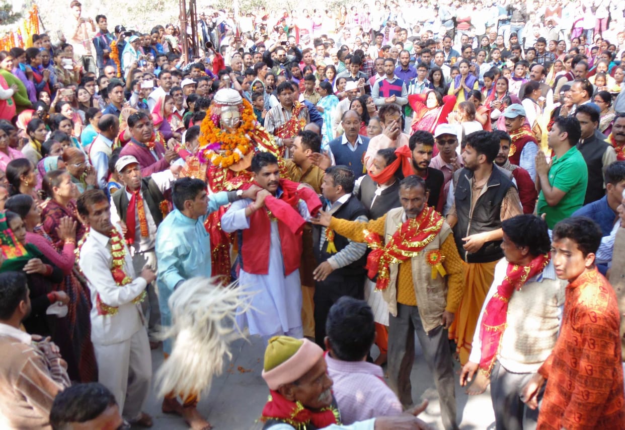 Maa Uma's rang with cheers Karnprayag.