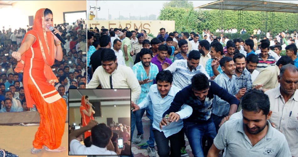 Peoples are crazy to see sapna chaudhary dance in kaithal program haryana