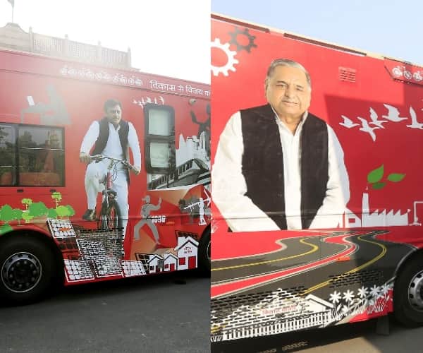  No place for shivpal in Akhilesh Yadav rath.
