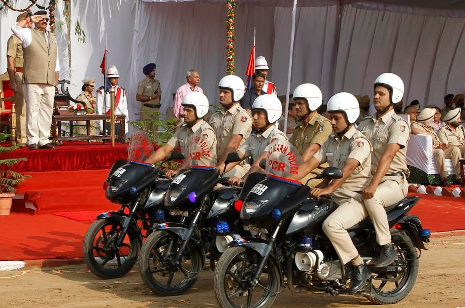 chandigarh police 50th foundation day and raising day celebration in sector 26 police line