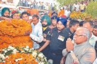 martyr, mandeep singh, Burials, reach cm, kurukshetra