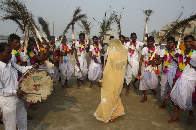 devotee of bundelkhand cellibrate deewali in vrindavan
