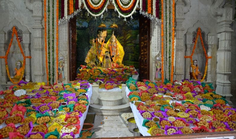 annkoot mahotsav in dwarikadheesh and janmsthan