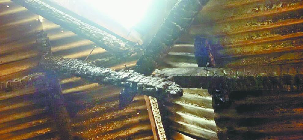 Property worth lakhs gutted in fire on the eve of diwali