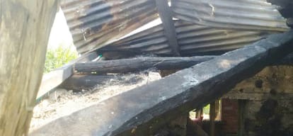 Property worth lakhs gutted in fire on the eve of diwali