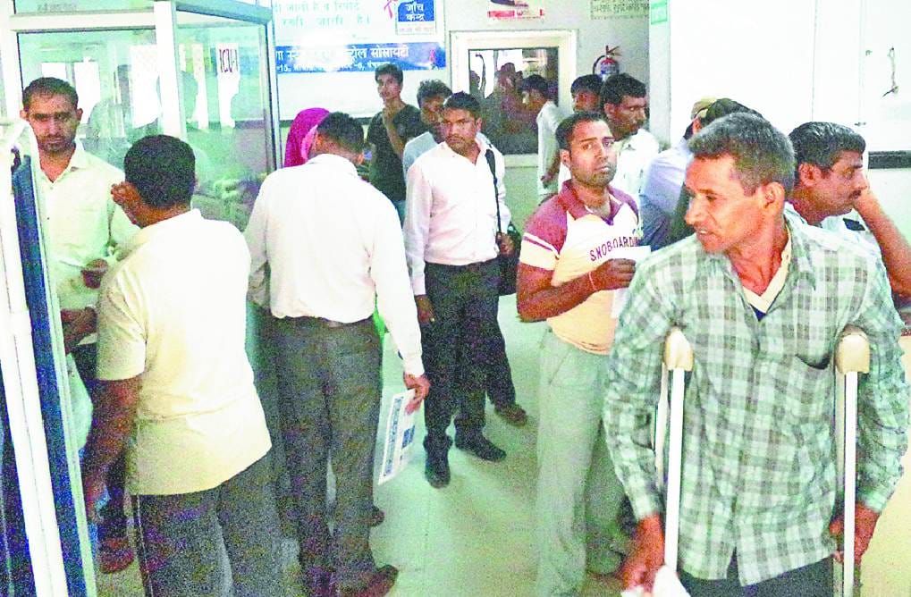 bhiwani news, bhiwani, Diwali holidya, Nursing students not come on duty, helth service