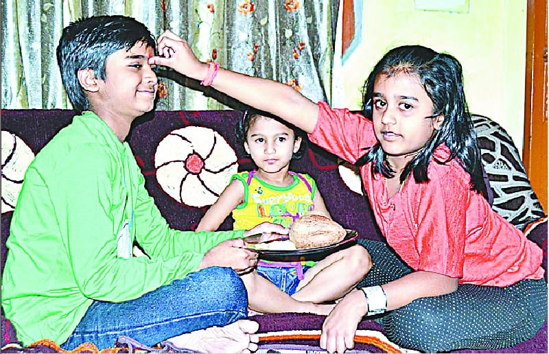 Celebrated the festival of Bhai Dooj