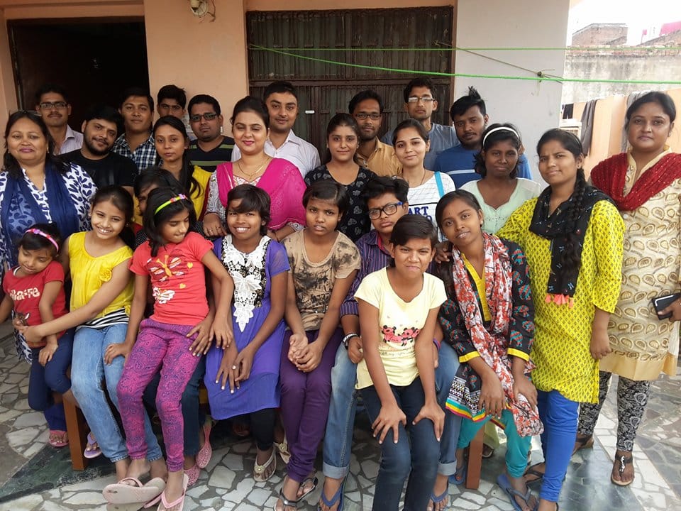 Youth celebrates diwali in orphans