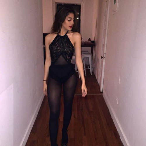 bold look of aalia ibrahim with revealing dress