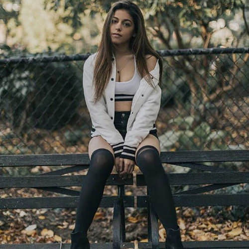 bold look of aalia ibrahim with revealing dress