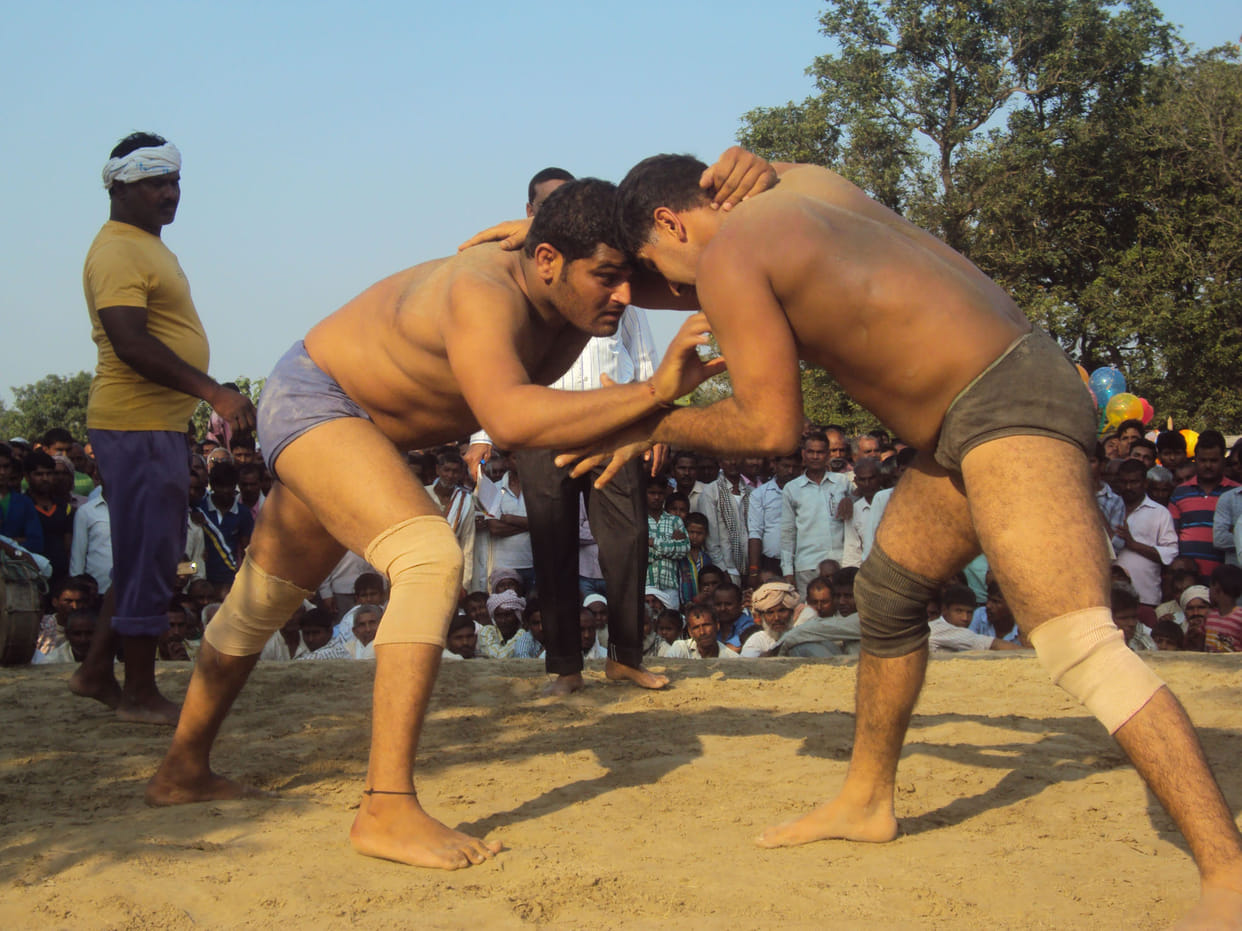 anil defeated sonu in wrestling