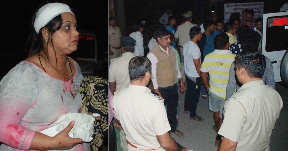 huge firing in sonipat of haryana, three people killed including father and daughter