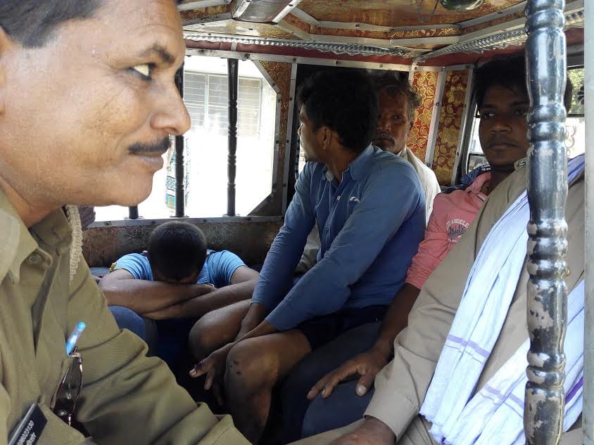 violence in political rivalry in nigohan in lucknow.
