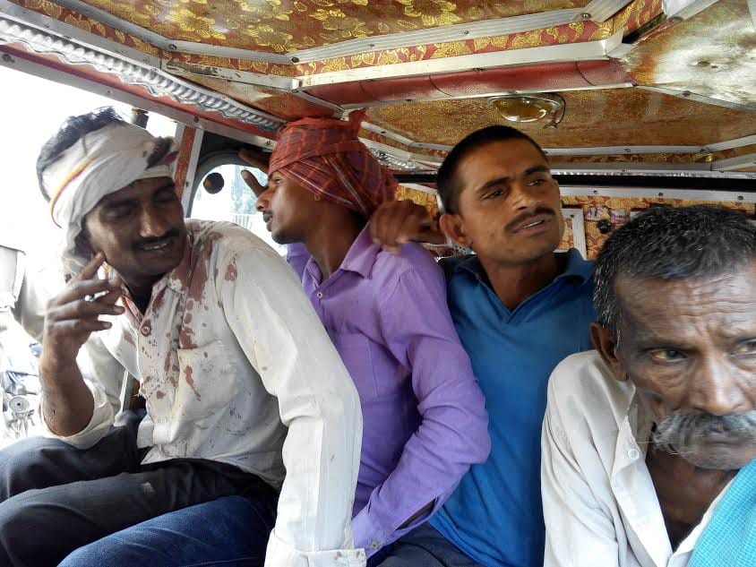 violence in political rivalry in nigohan in lucknow.